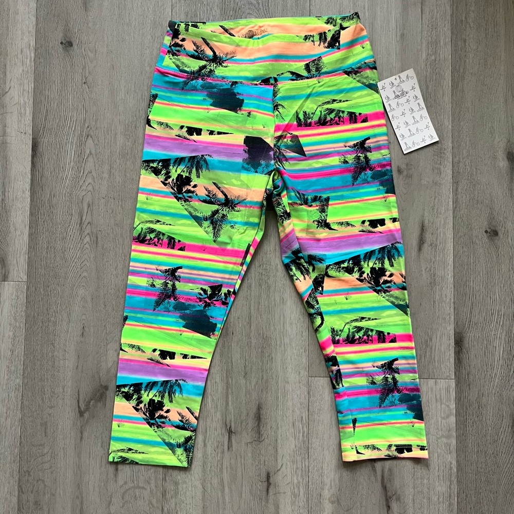 Balance Collection Colorful Striped Leggings